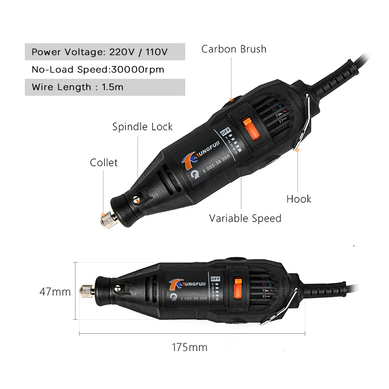 Electric Drill Power Tool Mini Drill Diy Rotary Tool Set Polished Engraved For Dremel Drill 3000 4000 Polishing Grinding Cutting