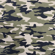 Top Material Camouflage Printed NR Bengaline Garment Fabric