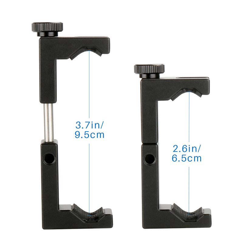 ULANZI Phone Holder Tripod Mount Adapter Monopod Clip Clamp Cold Shoe for iPhone 7 8 X XR XS Max Samsung S8 S9 S10 Plus Huawei