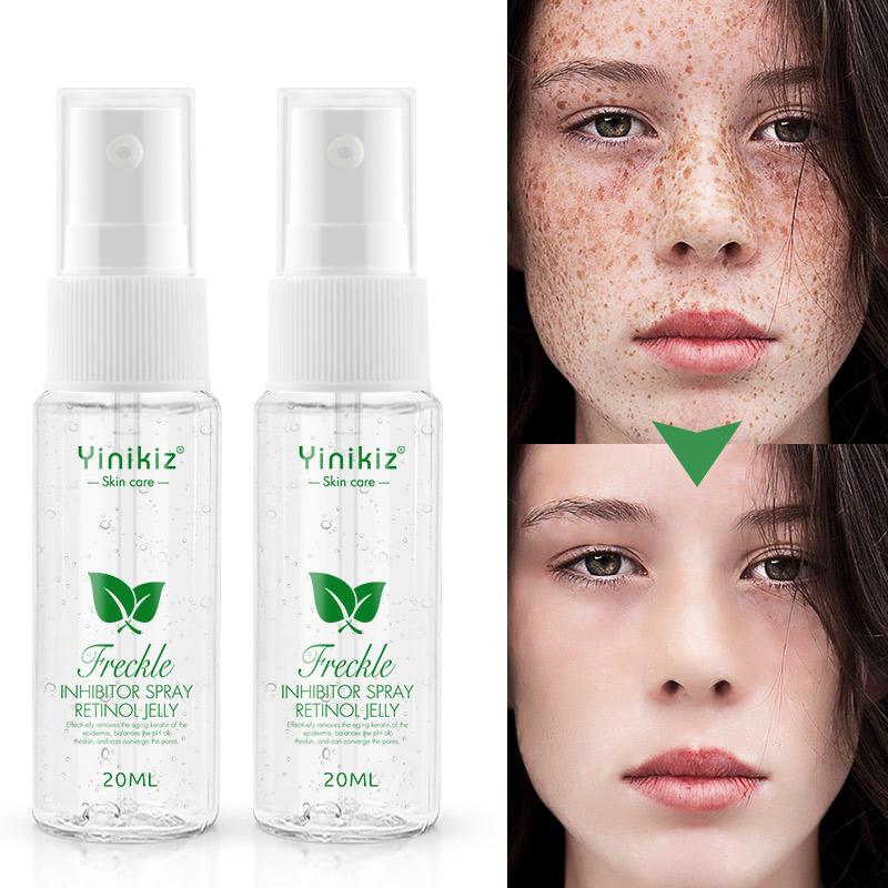 Freckle Inhibition Spray Fade Dark Spot Corrector Facial Skin Whitening Lightening Serum For Reduces Freckles Melasma