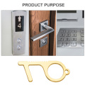 Antimicrobial EDC Door Opener Portable Press Elevator Tool Door Handle Key Portable Press Elevator Tool 1pc