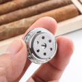 New 1pcs 28mm Mini Metal Cigar Hygrometer Round for Cigar Humidor Cigar Case Tobacco Box Smoking Accessories 029A