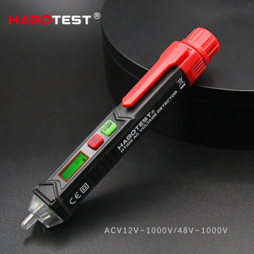 Habotest HT100E Intelligent Non-contact Pen Alarm AC voltage detector meter Tester Pen Sensor Tester