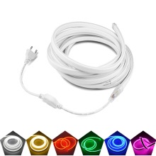 Neon Tube LED Lights 1M-10M Strip Tape With Power Plug Neon Sign Colorful Rainbow Led Light for Kids Room Xmas Home Wall Decor