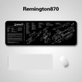 36x12 Inch GunSimth Rifle Gun Cleaning Bench Rubber Mat with All Part List Printing and Instruction for AR-15 AK47 remi