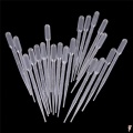 20PCS Transfer Pipettes 3ml Plastic Transparent Pipettes Disposable Safe Eye Dropper Transfer Graduated Pipettes Lab Supplies