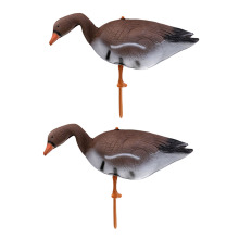 1 Pair Portable Full Body Goose Hunting Decoys Lawn Yard Decor Hunter Greenhand Gears