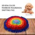 Nose Sniffing Anti Choking Game Slow Feeding Indoor Round Interactive Toy Dog Snuffle Mat Pet Supplies Foraging Pad Training