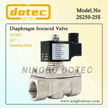 2S250-25S 1'' Normally Closed Water Solenoid Valve 24VDC