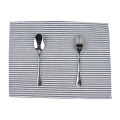 Plain Striped Linen Cotton Dinner Cloth Napkins Set of 12 (40 x 30 cm) 8 Colors for Events & Home Use