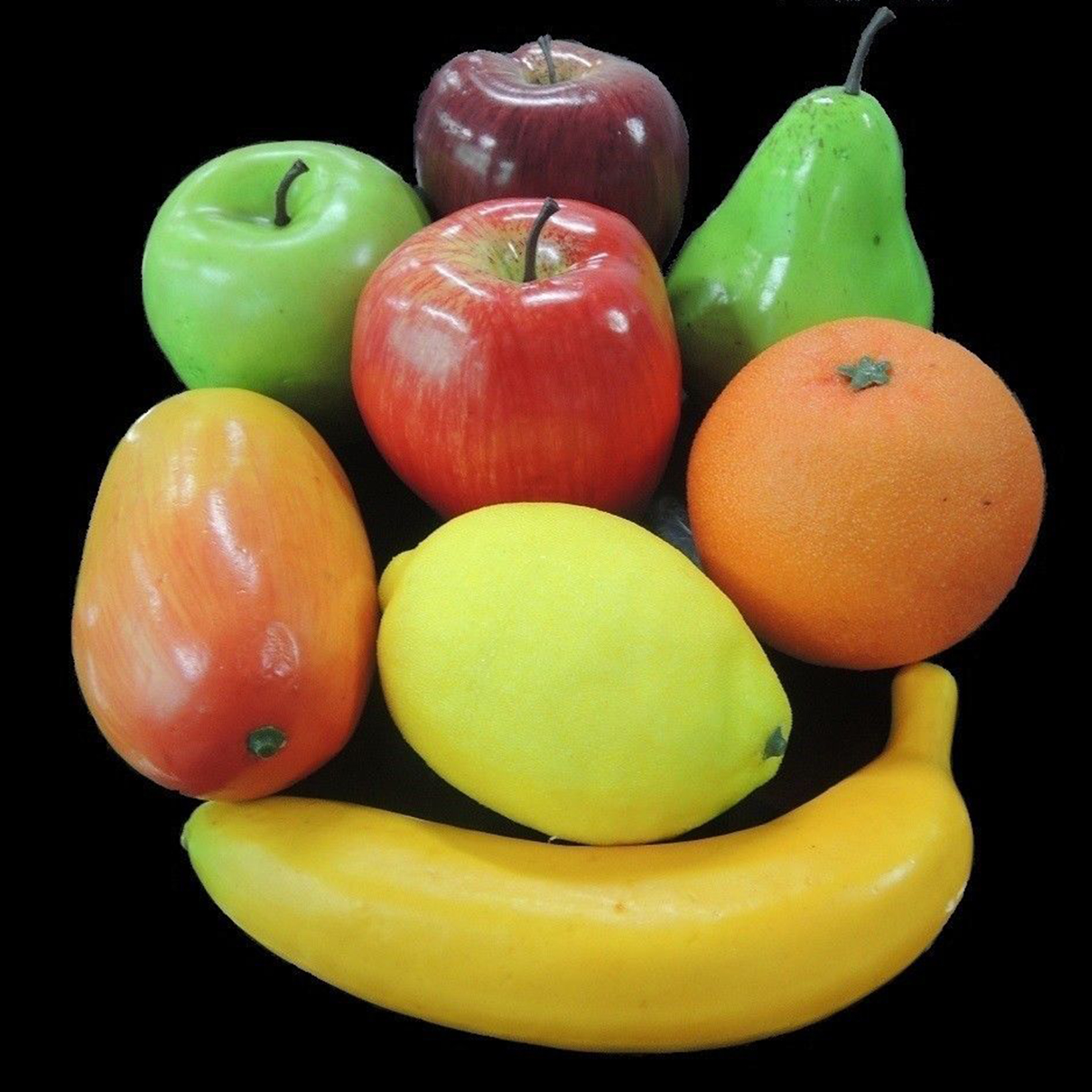 8pcs Apple Lifelike Decorative Home Decor Craft Plastic Artificial Fake Fruit