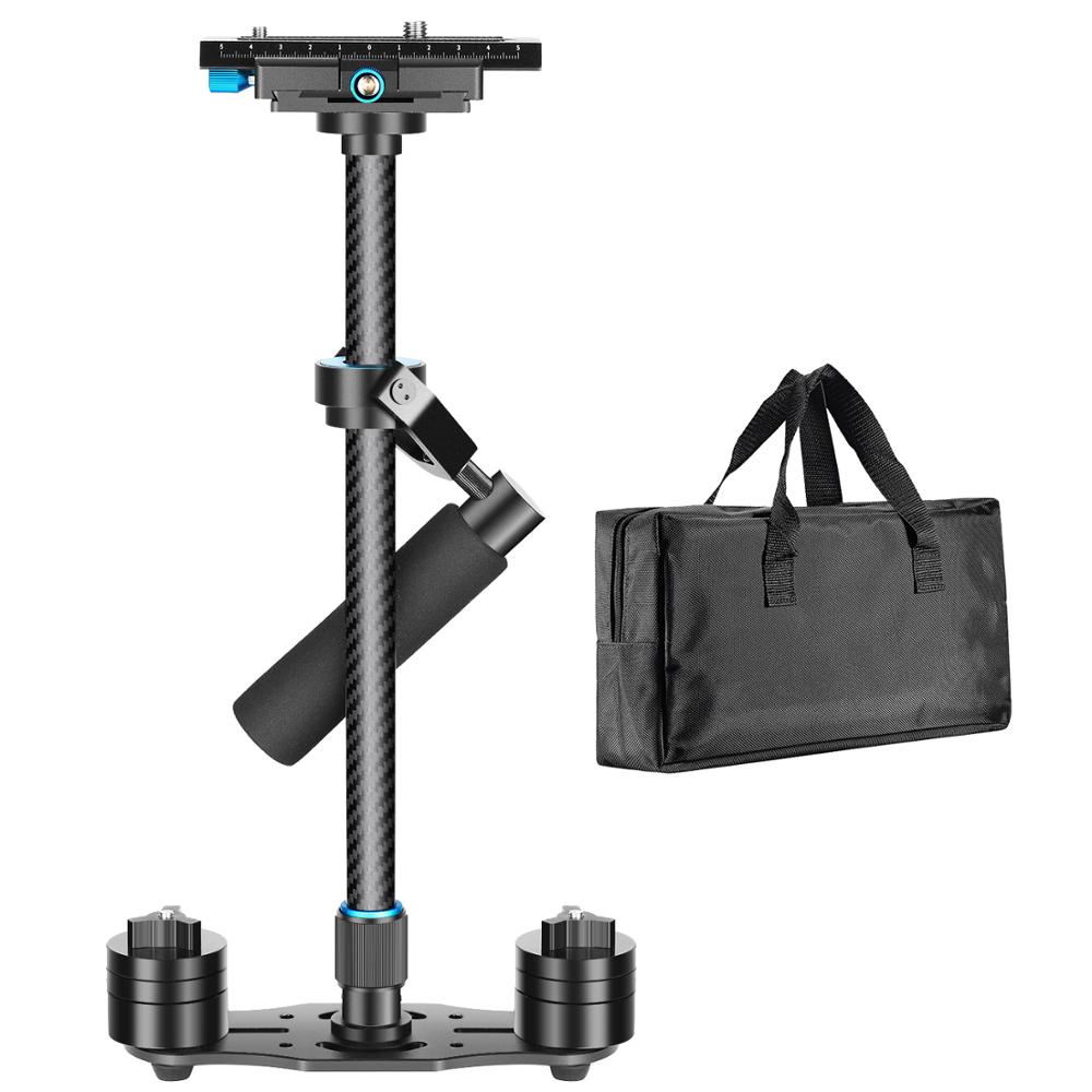 Neewer Carbon Fiber 24 inches/60 centimeters Handheld Stabilizer with 1/4 3/8 inch Screw Quick Shoe Plate