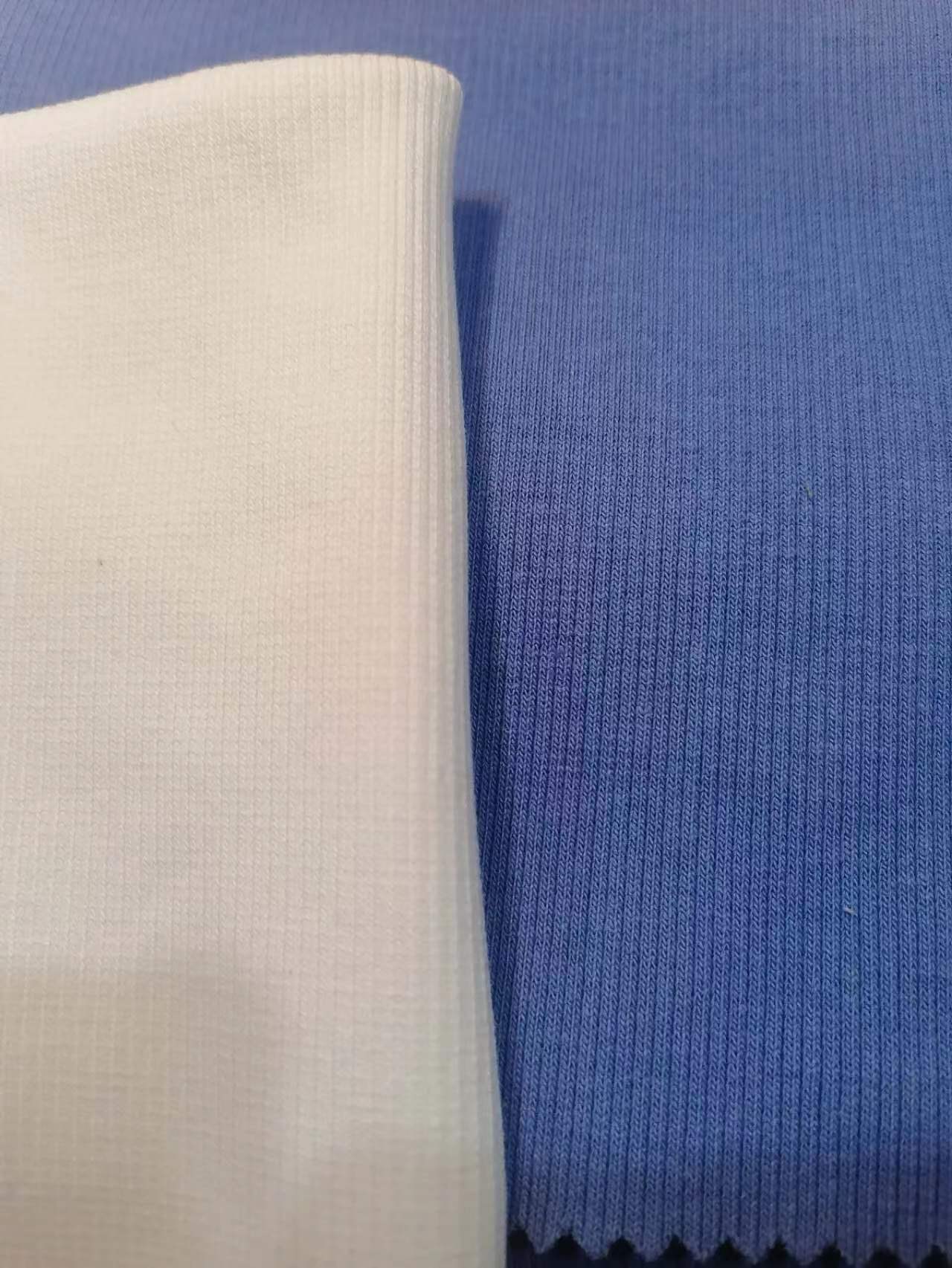 kNITTED COTTON SPANDEX RIB
