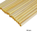 100pcs/pack Drinking Straw Party Cocktail Bar Accessories Home Kitchen Supplies Biodegradable Wheat Organic Eco Friendly