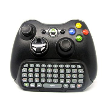 Mini Keyboard Wireless Controller Text Messenger Keyboard 47 keys Chatpad Keypad for Xbox 360 Game Controller Black