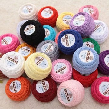 Super Mini Yarn 10g/ball 100% Cotton Yarn 7# Lace Yarn Thin Yarn For Crochet Anti-pilling Hand Knitting Yarn knitting yarn 0.8mm