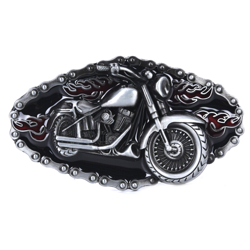 Punk Motorcycle Modelling Cowboy Alloy Belt Buckle 1.5 Inch Width Cowboy And Cowgirl Metal Tool Western Buckles For Belts