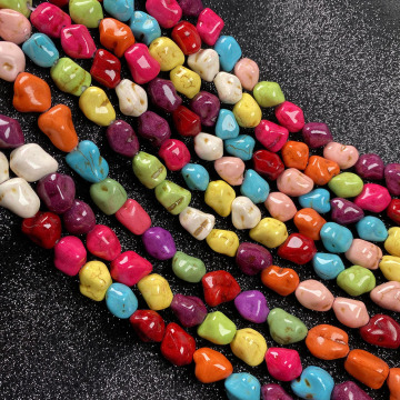 2 Strand/pack Irregular Mix-color Loose Beads For DIY Necklace Bracelet Handiwork Sewing Craft Jewelry Accessory