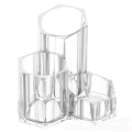 Clear Acrylic Makeup Brush Cosmetic Makeup Office Organizer Cosmetic Lipbrush Eyeline Storage Holder Make Up Tools