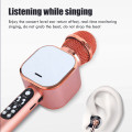 Bluetooth Wireless Microphone Metal Handheld Karaoke Mic USB Mini Home KTV For Music Playing Singing Speaker Portable Player
