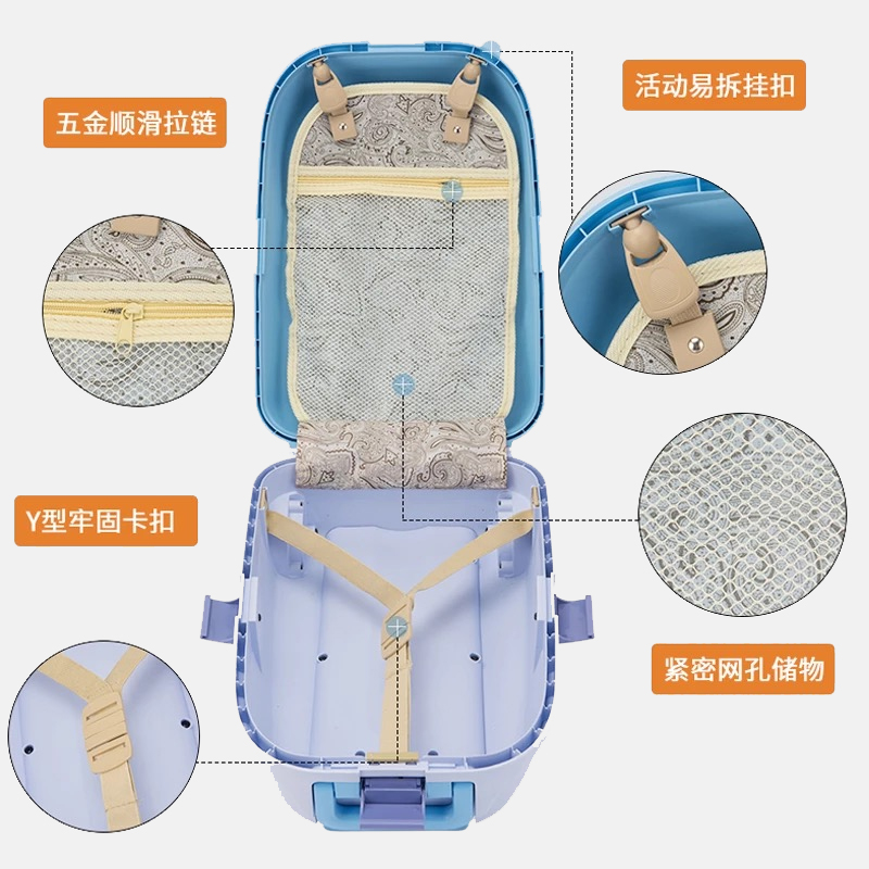 2020 New Anime Kid's Travel Trolley Bags Suitcase Children cute Rolling Luggage Trolley girls&boys Suitcase school Bag On Wheels
