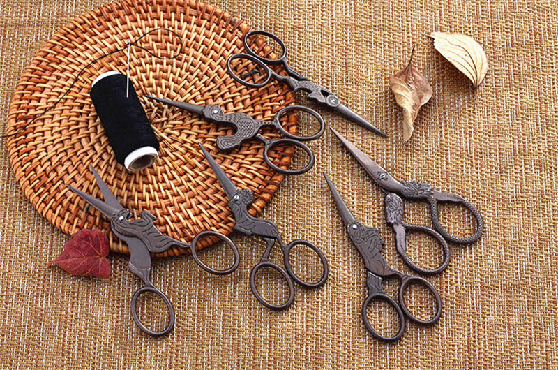 Retro Scissors Antique Vintage Scissors Thread Embroidery Scissors Sewing Supplies Stainless Steel Scissors Tailor Scissors Tool
