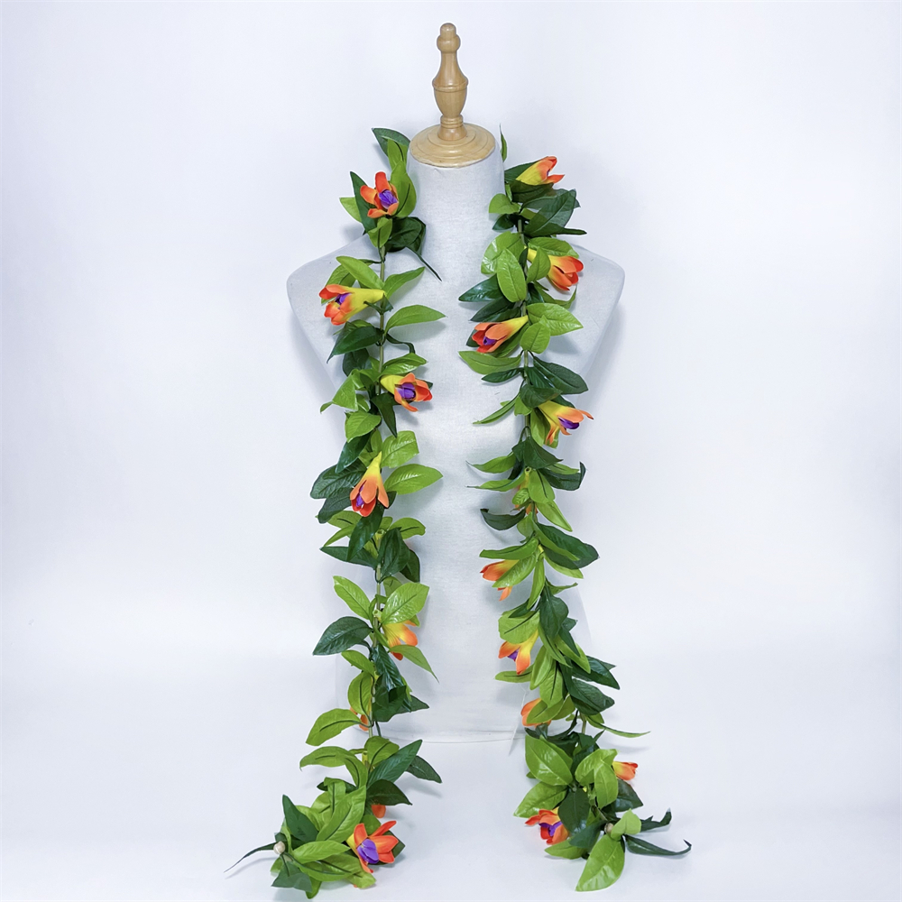 Kn Hl135 Maile Leaf Tuberose Lei