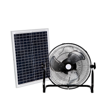 10/16 Inch 30w home portable rechargeable solar fan