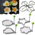 5/1pcs Stainless Steel Fried Egg Shaper Pancake Mould Omelette Mold Frying Egg Cooking Tools Kitchen Gadget Accessories Hot Sale