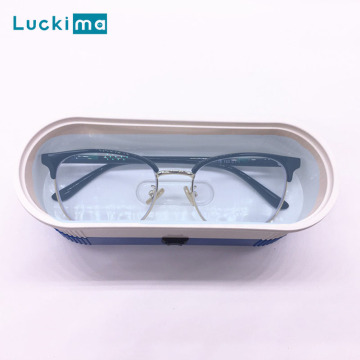 Mini Ultrasonic Cleaner for Glasses Contact Lenses Cleaning Machine Battery Operated with Glasses Tools Screwdriver