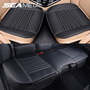 Leather Car Seat Covers Automobiles Interior Seats Cover Cushion Universal PU Leather Seat-Cover Auto Protector Mats Accessories