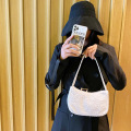 2020 Autumn Winter Fashion New Female Square Tote bag Quality Woolen Women's Designer Handbag Ladies Underarm Shoulder Bags