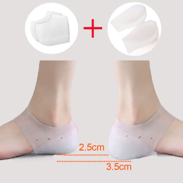 Invisible Height increase insoles For men/women gel insole silicone half pad insoles for feet Hard Wearing shoes invisiable