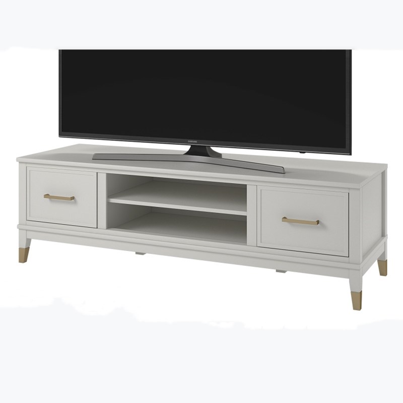 White Wood Tv Stand