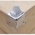 1pcs Corner Fitting Angle Connector Bracket Fastener Cosmetic Case Wrap Angle Corner Protector Stainless Steel Wrap Angle