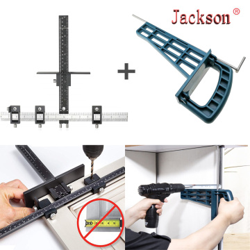 Slide Jig Set Drawer Woodworking Mounting Tool Cupboard Universal Magnetic Cabinet Furniture Extension Cupboard Hardware tool