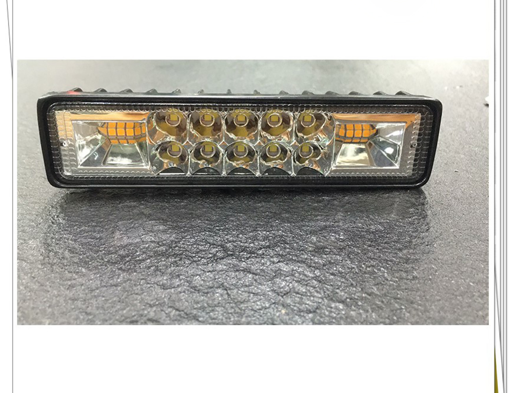 12V 48W Offroad LED Light Bar Truck Trailer 6000K White Driving Fog Lamp Waterproof Camper Car Work Light Accessories Universal