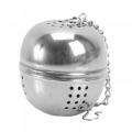 Ball Filter Tea Infuser Stainless Steel Ball Herbal Spice Filter Diffuser Tea Strainer Tea Locking Spice Egg Shaped Ball HOT