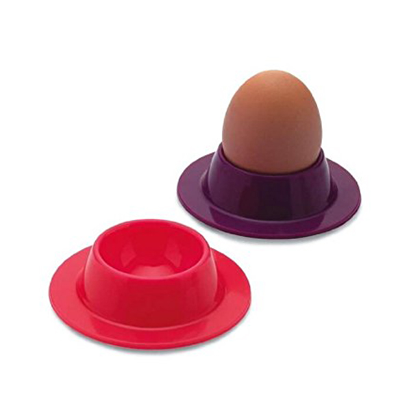4 Pcs Silicone Egg Cups In Modern Design Holders Set Serving Kitchen Boiled Eggs Breakfast(Random Color)