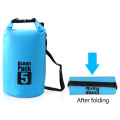5L/10L/15L/20L/30L Outdoor swimming Waterproof Bag Pack PVC tarpaulin Camping Rafting Storage Dry Bag with Adjustable Strap Hook