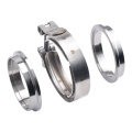 SPEEDWOW 2.0"2.25" 2.5"2.75"3.0"3.5"4.0" Stainless Steel Exhaust Downpipe V band Clamp Male Female Flange For Turbo Exhaust pipe