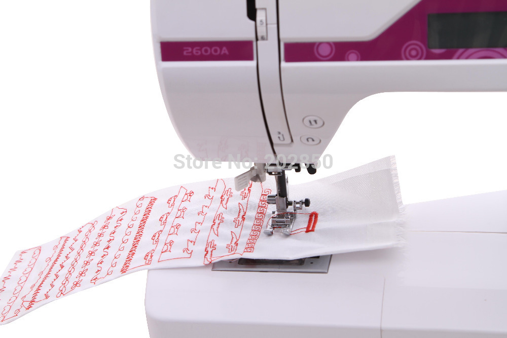 2018 Update Household Multi-Function Sewing Machine,With Different 200 Stitches,Can Embroidery Letters,LCD Screen,Super Product!
