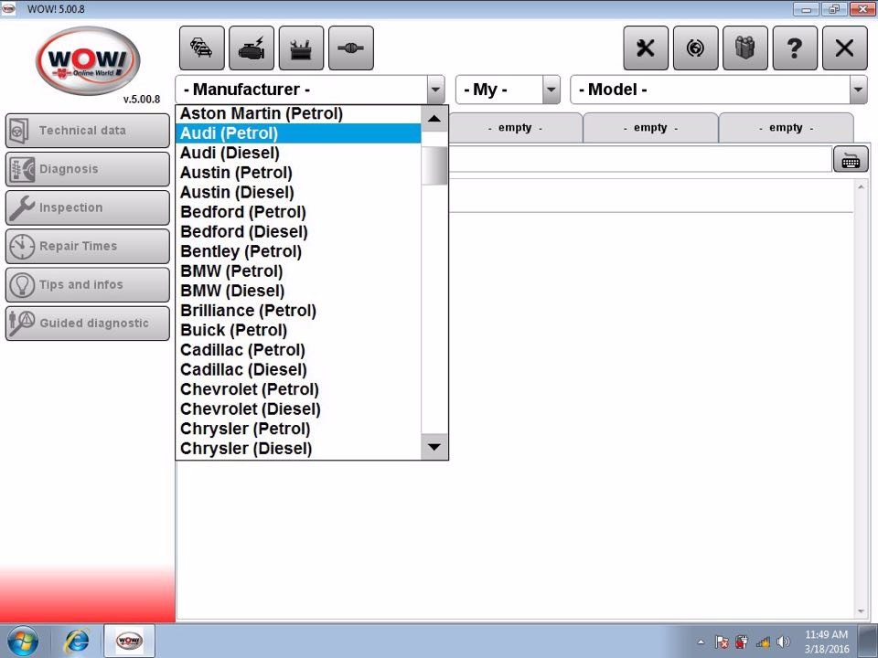 Latest Wurth WOW 5.00.8 R2 Software Multilanguage With Free Keygen For Vd Tcs Pro Delphis 150e Multidiag Cars and Trucks