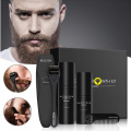 4 Pcs/set Beard Growth Kit Men's Hair Growth Enhancer Set Beard Growth Essentital Oil Facial Beard Care Set Best Gift for Men