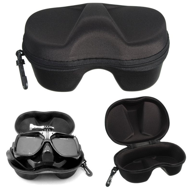 Swimming goggles Storage Box Diving Underwater Mask Goggles Anti-lost lock setting Portable storage box Zipper By MAISI