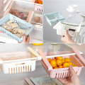 Stretchable Fridge Freezer Storage Holders Refrigerator Storage Rack Shelf Drawer Convenient Storage Organizer For Kitchen