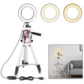 Tripod Monopod SelfieStick With Ring Light For iPhone HUAWEI Xiaomi Android IOS Phone Stand Holder LED Camera Selfie Light Ring
