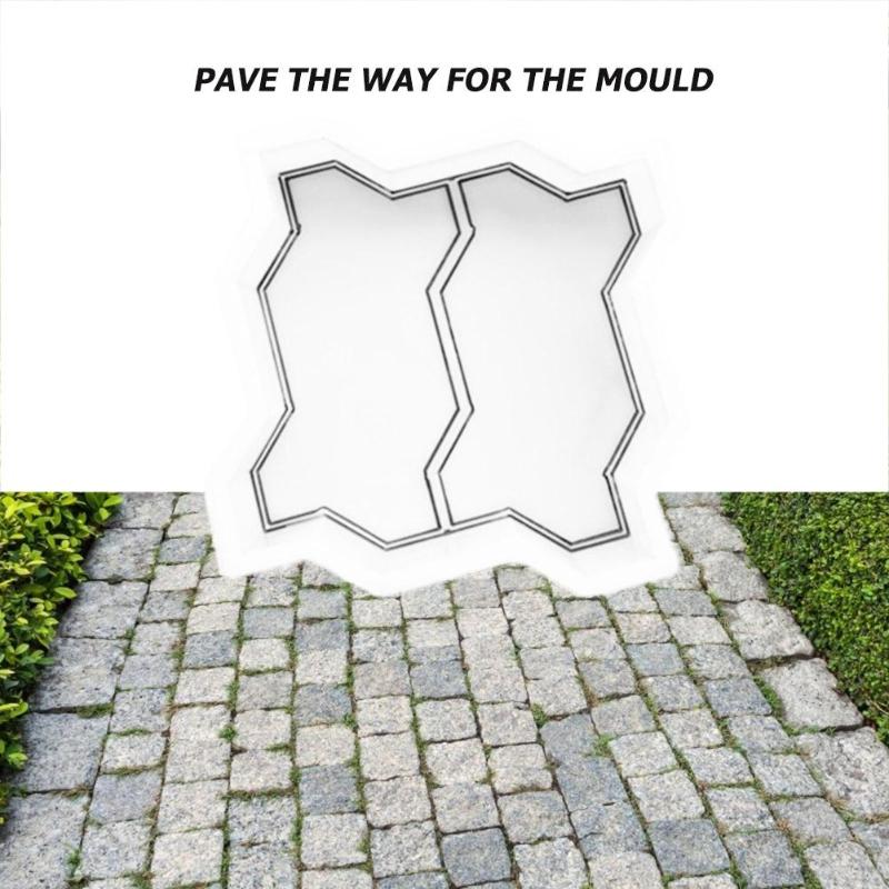 DIY Pavement Mold Manually Paving Cement Brick Molds Plastic Road Concrete Garden Stone Molds For Home Garden Mold Dropshipping