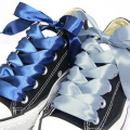 1 Pair 80/100/120/140/160cm Shoelaces Silk Satin Ribbon Lace Casual Shoelaces Wide DIY Replacement Sneaker Shoes Laces Strings