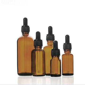 10pcs 30ml Glass Amber Bottles Empty Essential Oil Dropper Eye Aromatherapy Laboratory Bottle Lab Stationery